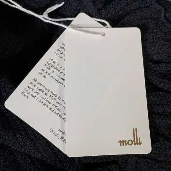 Molli Black Ruffled Sweater - Picture 4 of 5